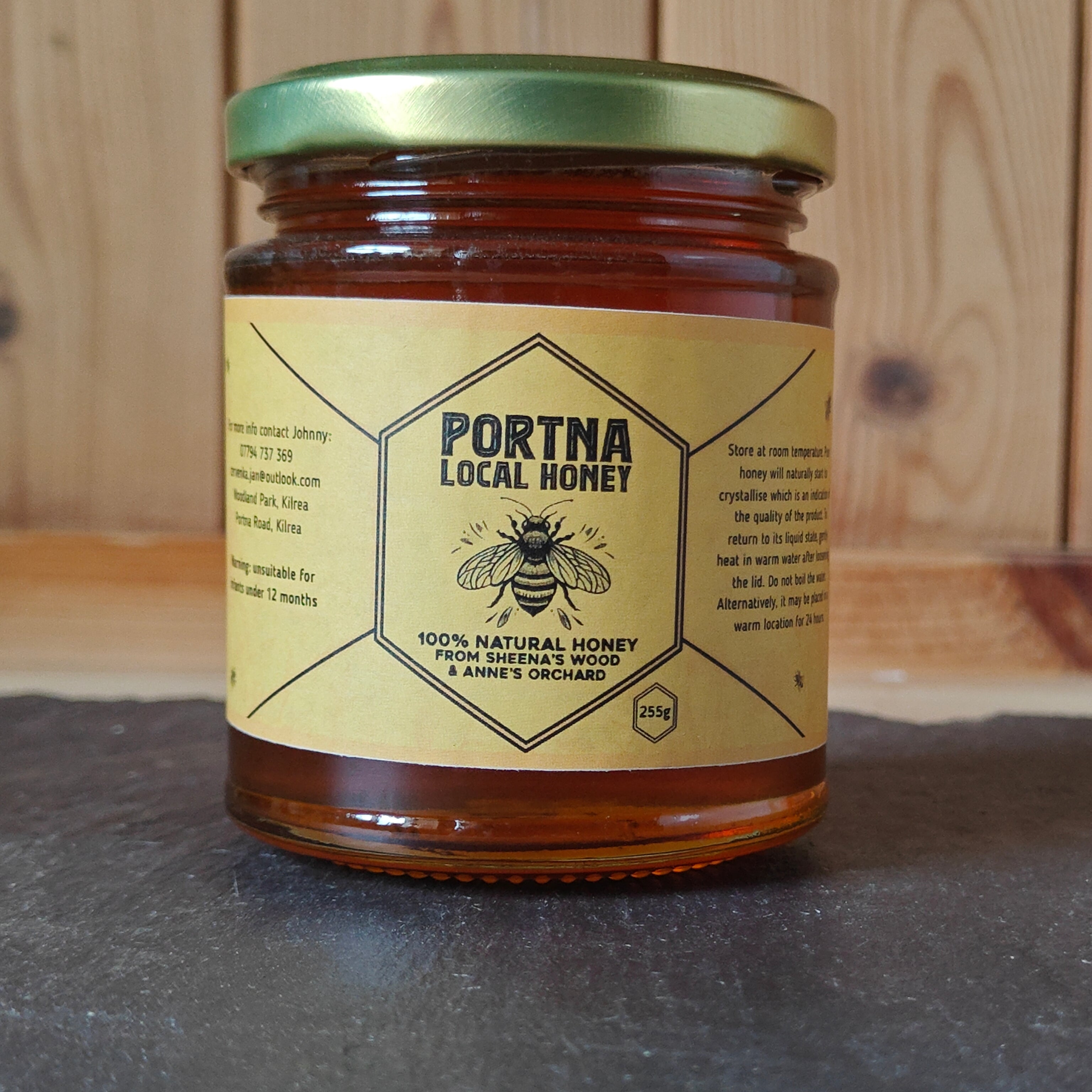 Portna local honey jar